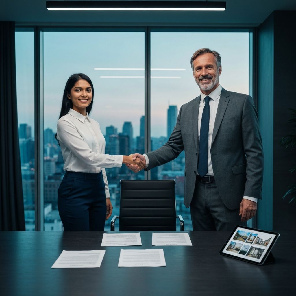 Business partners celebrating a successful strategy session